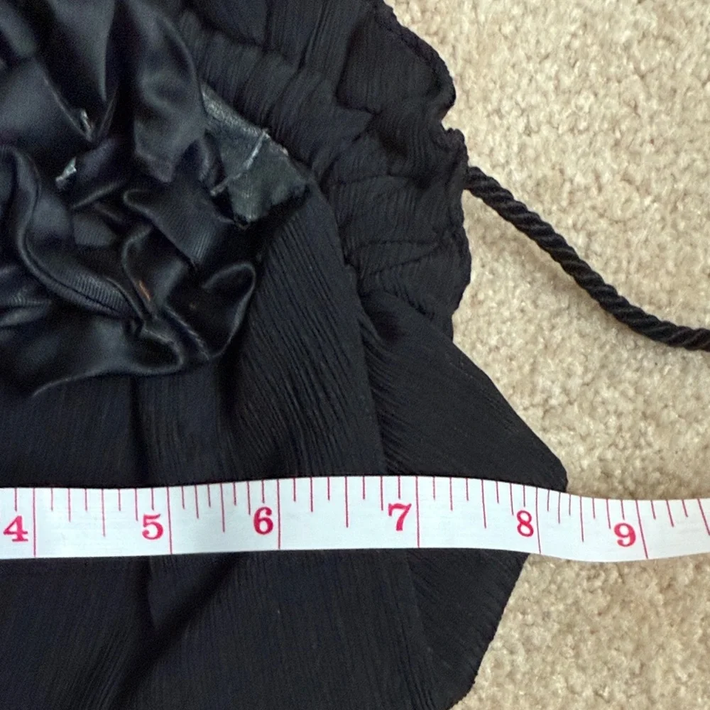 Letty Vintage Elegant Black Evening Bag - Picture 6 of 7